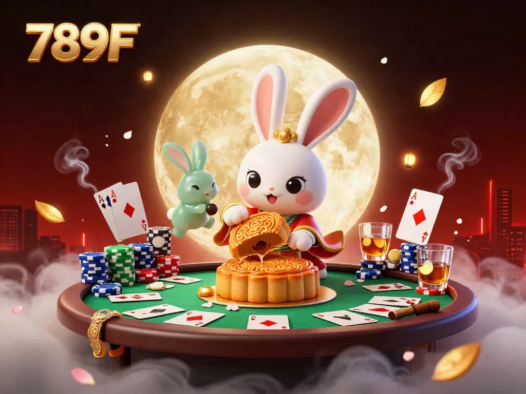 Engage with exciting poker action at 789F surrounded by vibrant game elements and traditional folklore.