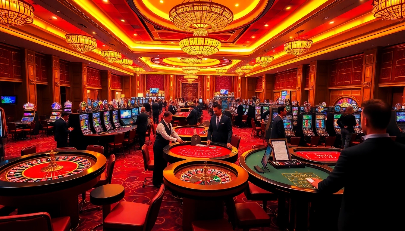 Players enjoying their games at RR88 casino, stacking chips and spinning roulette for excitement.