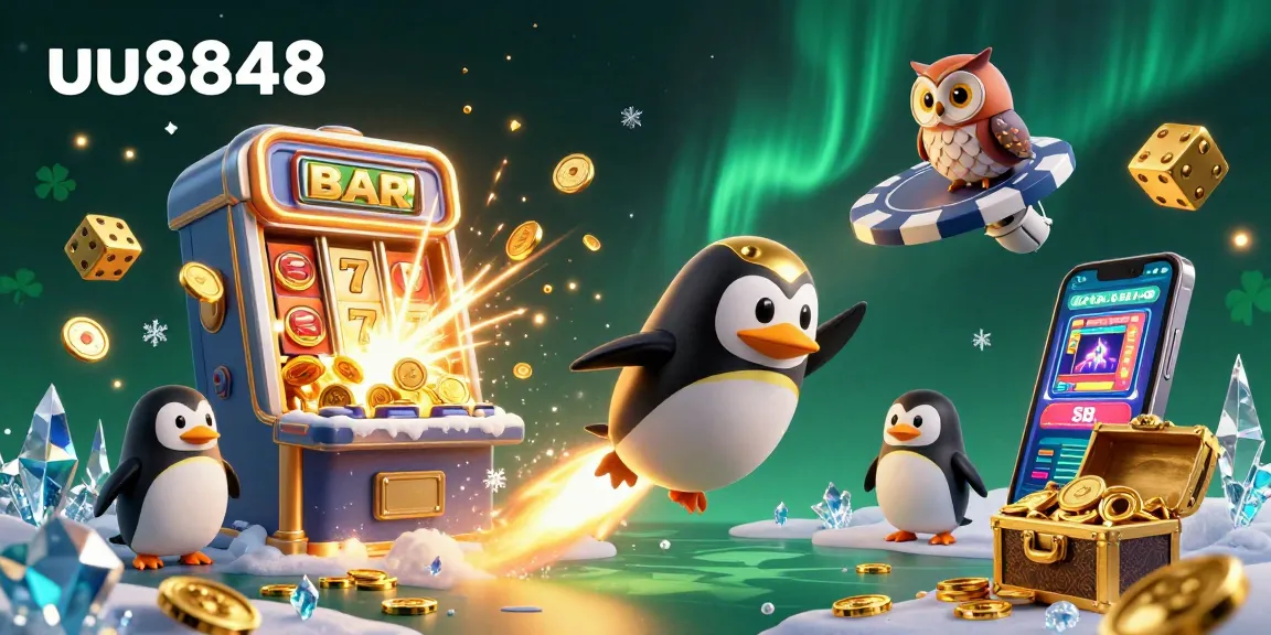 Experience thrilling casino adventures with uu8848 at the golden penguin's space quest.