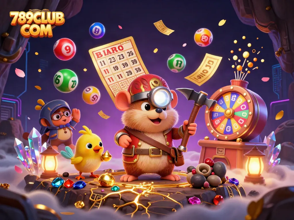 Win big with 789CLUB COM, featuring thrilling 3D gaming elements and vibrant characters.