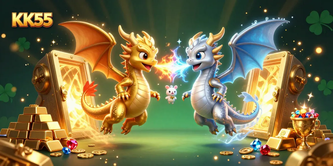 Engage in thrilling gaming at KK55, featuring dynamic dragons and dazzling treasures.