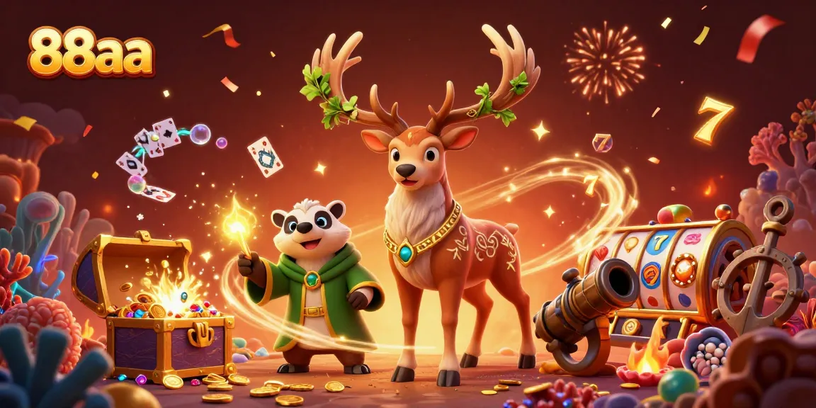 Experience thrilling gameplay at 88aa with vibrant characters and exciting casino elements.
